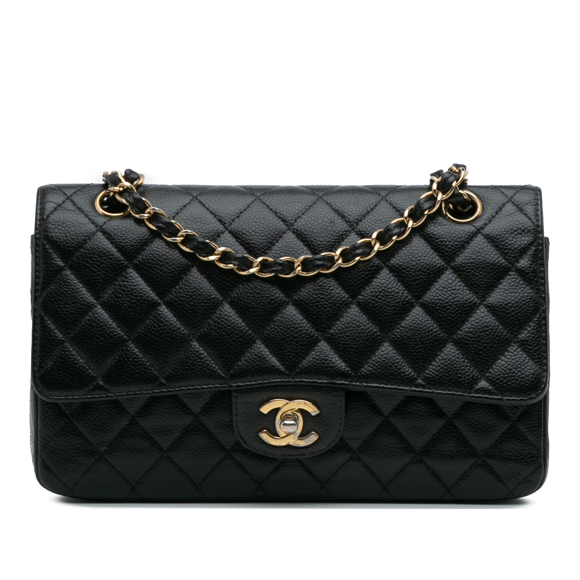 Medium Classic Caviar Double Flap
