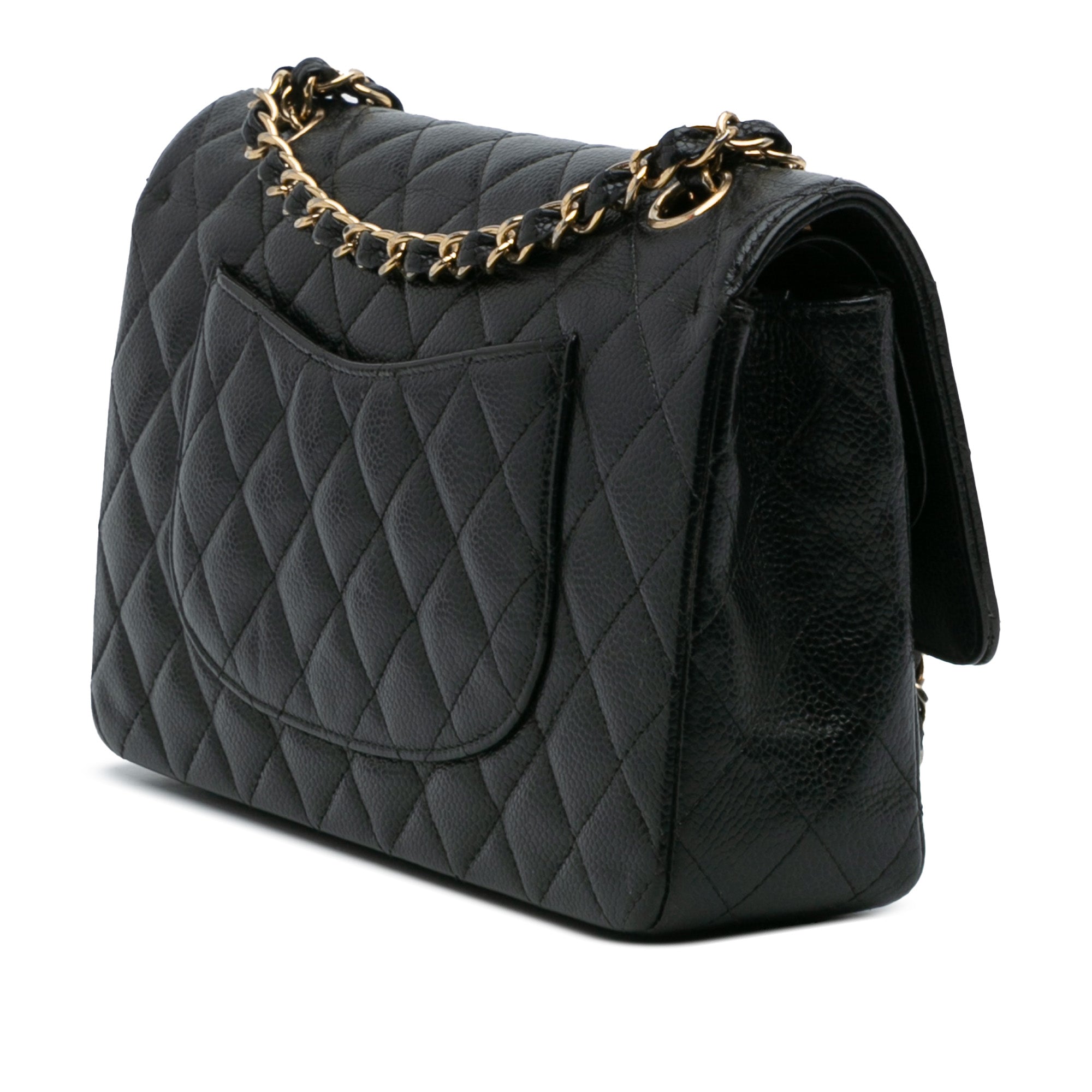 Medium Classic Caviar Double Flap