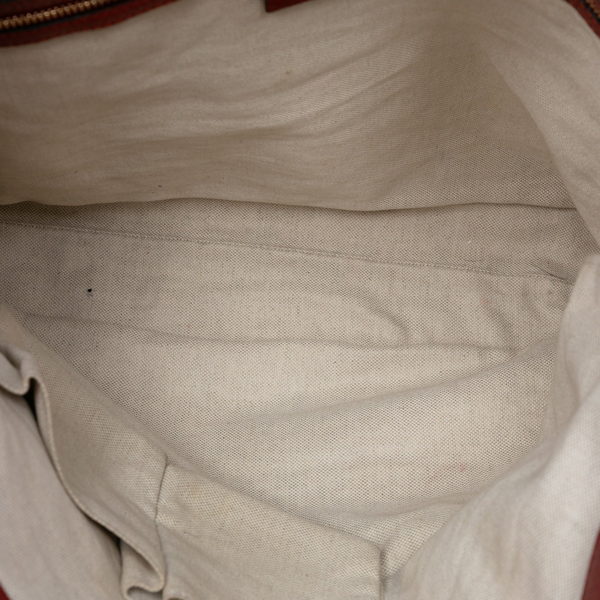 Tall Leather Bamboo Shopper Tote