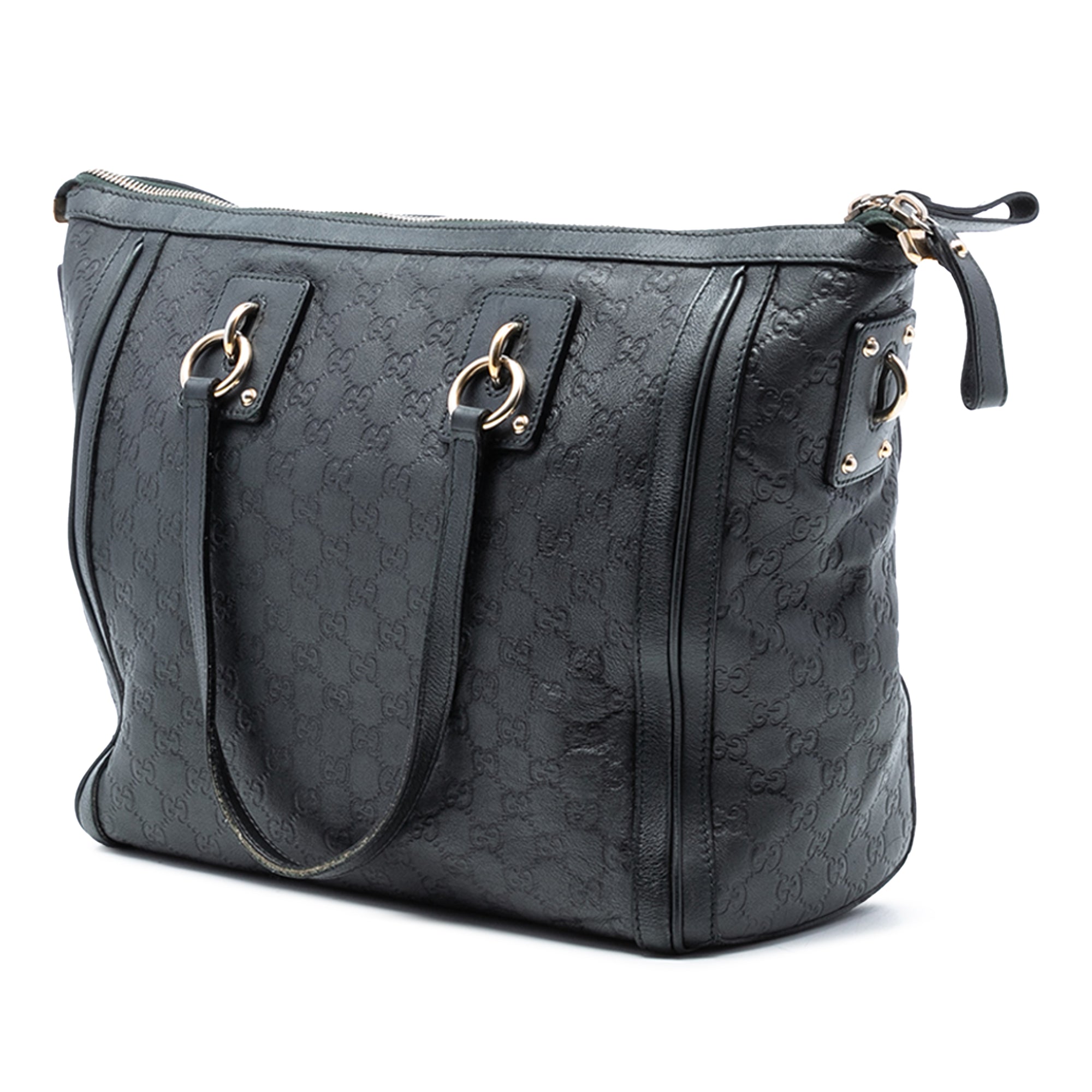 Guccissima Charm Satchel