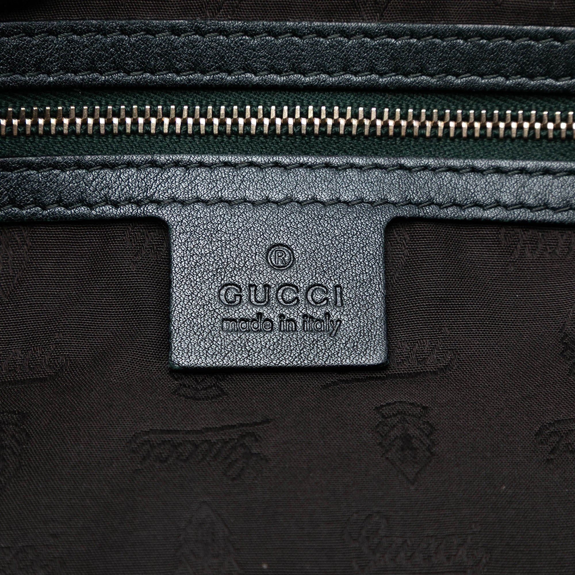 Guccissima Charm Satchel