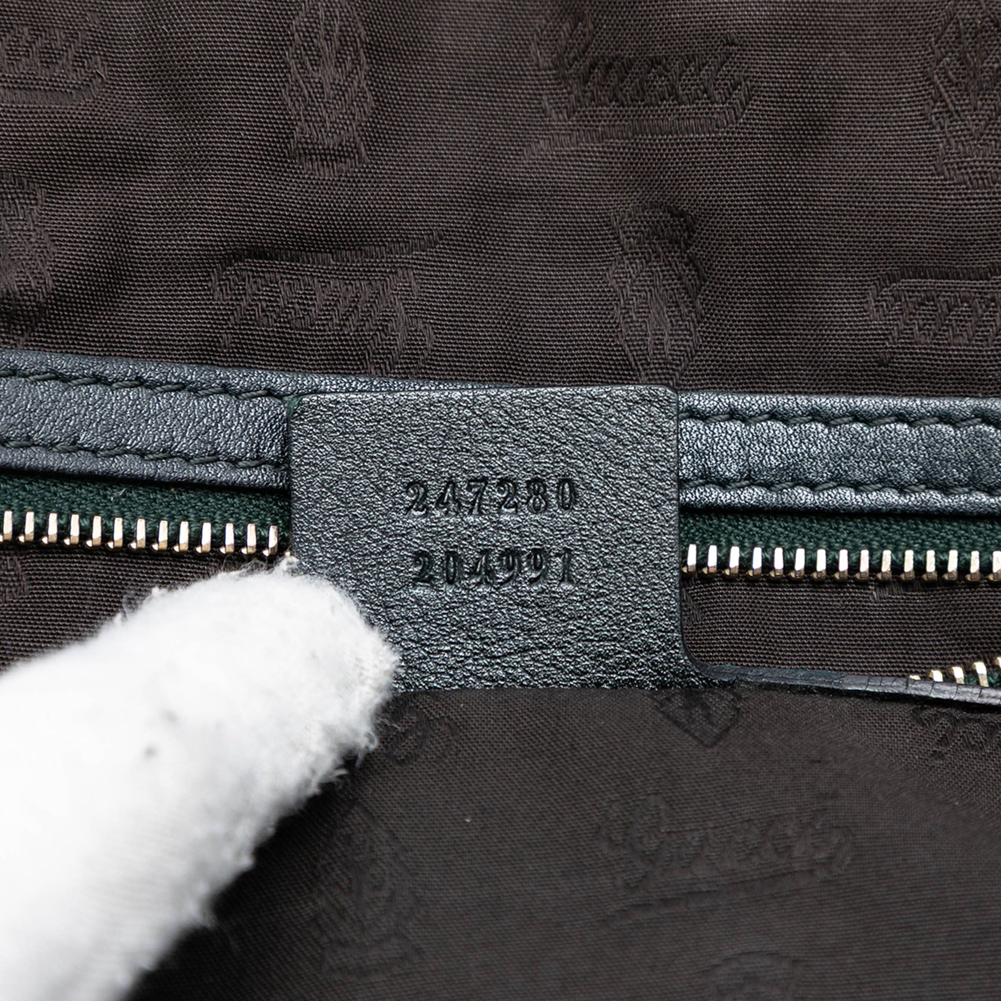 Guccissima Charm Satchel