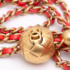 Mini Square Classic Lambskin Pearl Crush Single Flap