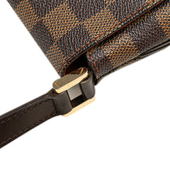 Damier Ebene Musette Salsa Long Strap