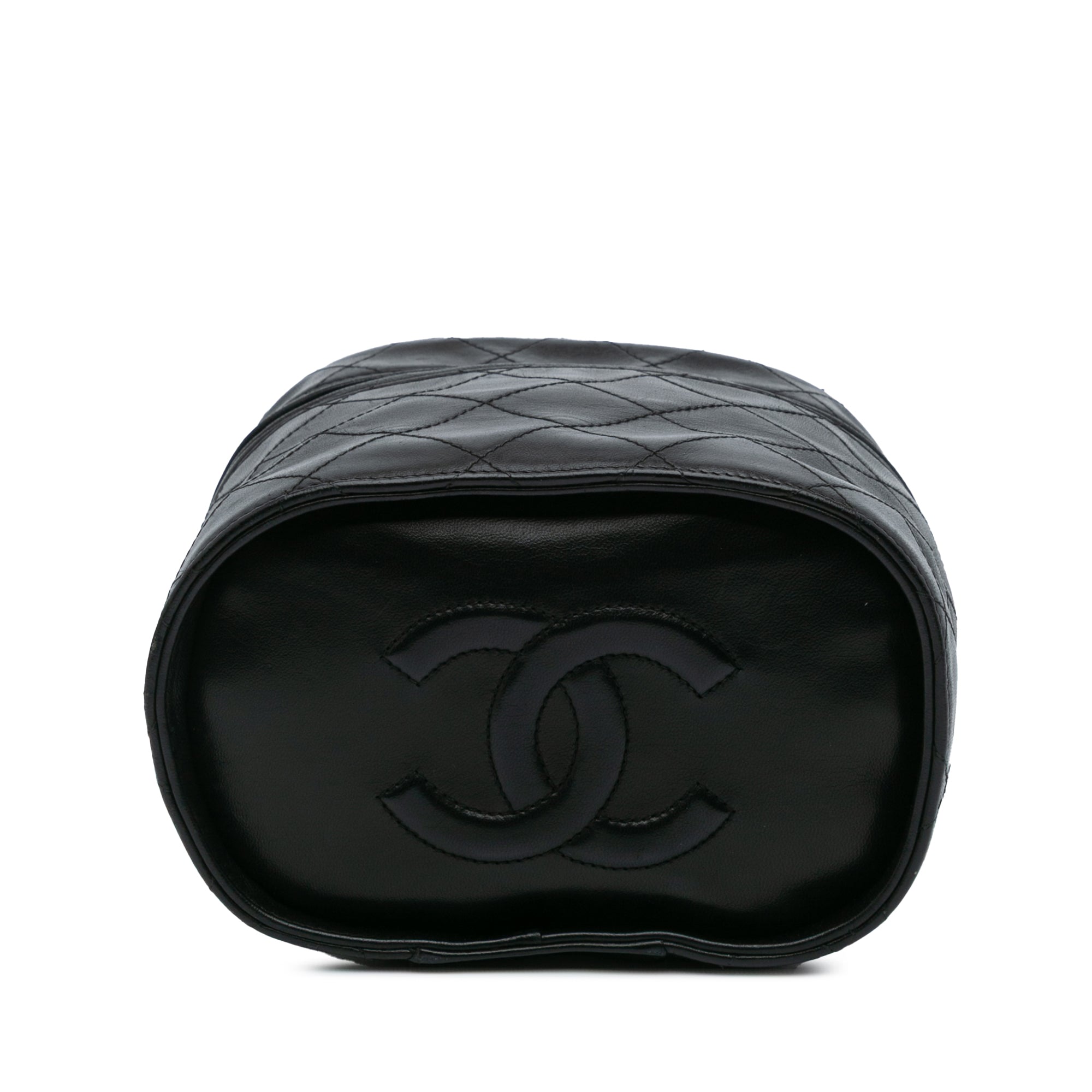 Quilted Lambskin Tassel Vanity Case
