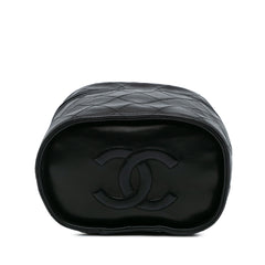 Quilted Lambskin Tassel Vanity Case