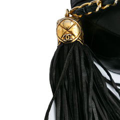 Quilted Lambskin Tassel Vanity Case