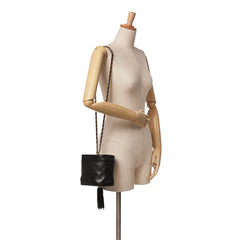 Quilted Lambskin Tassel Vanity Case