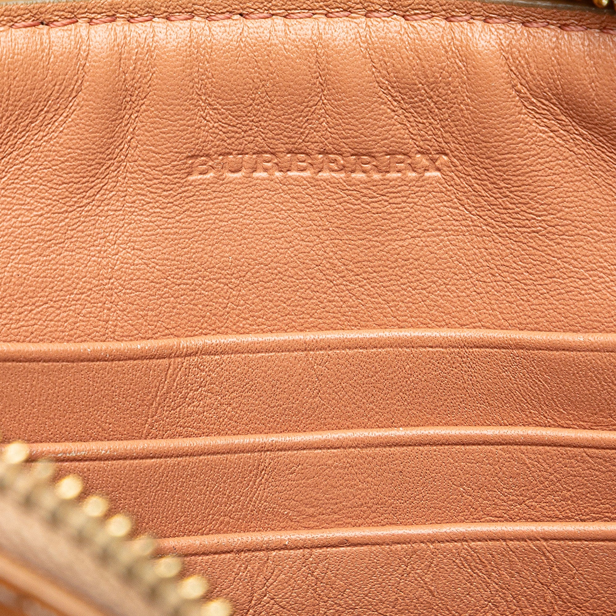 Haymarket Check Coated Canvas Peyton Crossbody