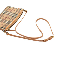 Haymarket Check Coated Canvas Peyton Crossbody