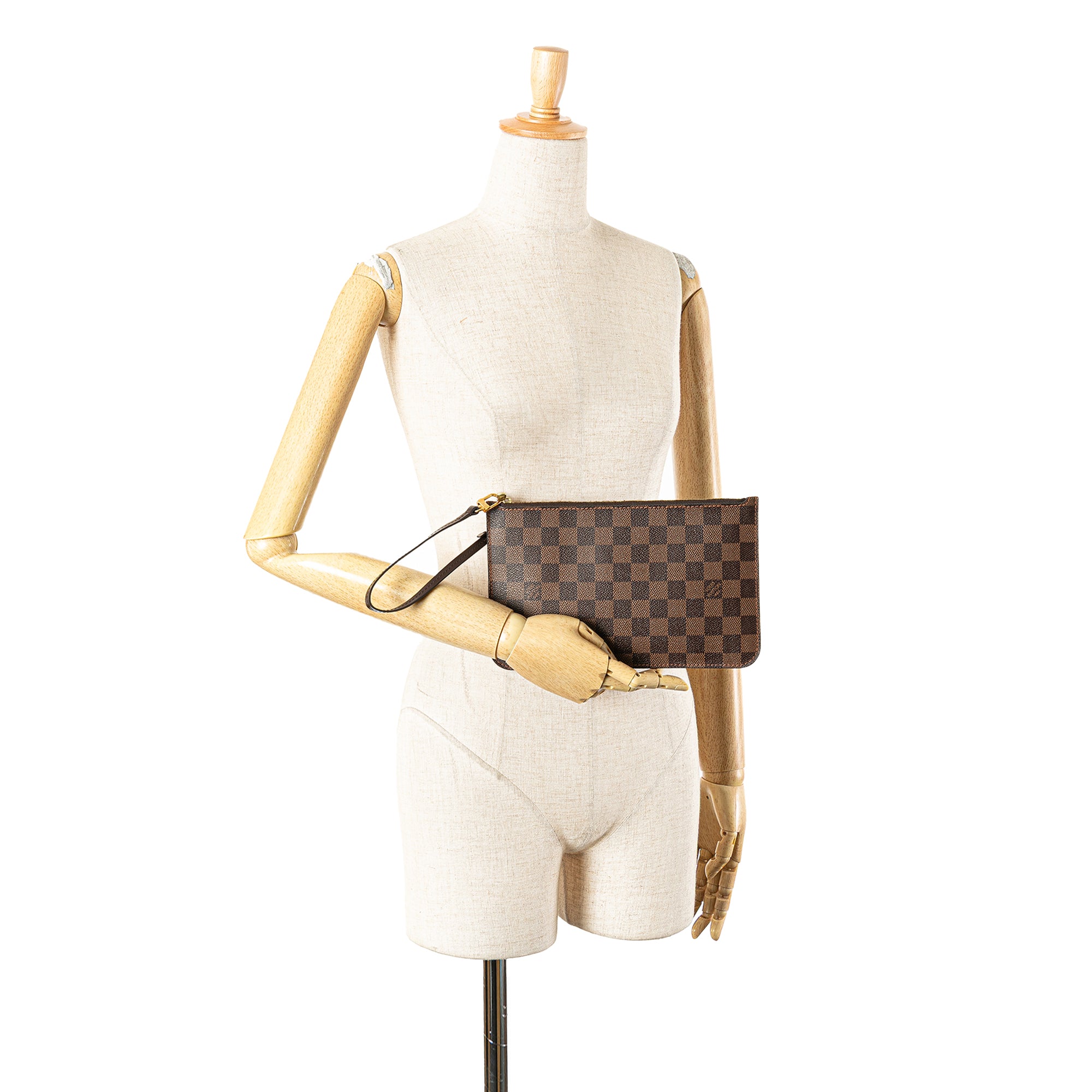 Damier Ebene Neverfull Pouch MM