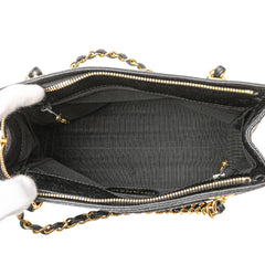 Caviar Logo Chain Tote