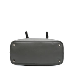 Medium Saffiano Cuir Double Satchel