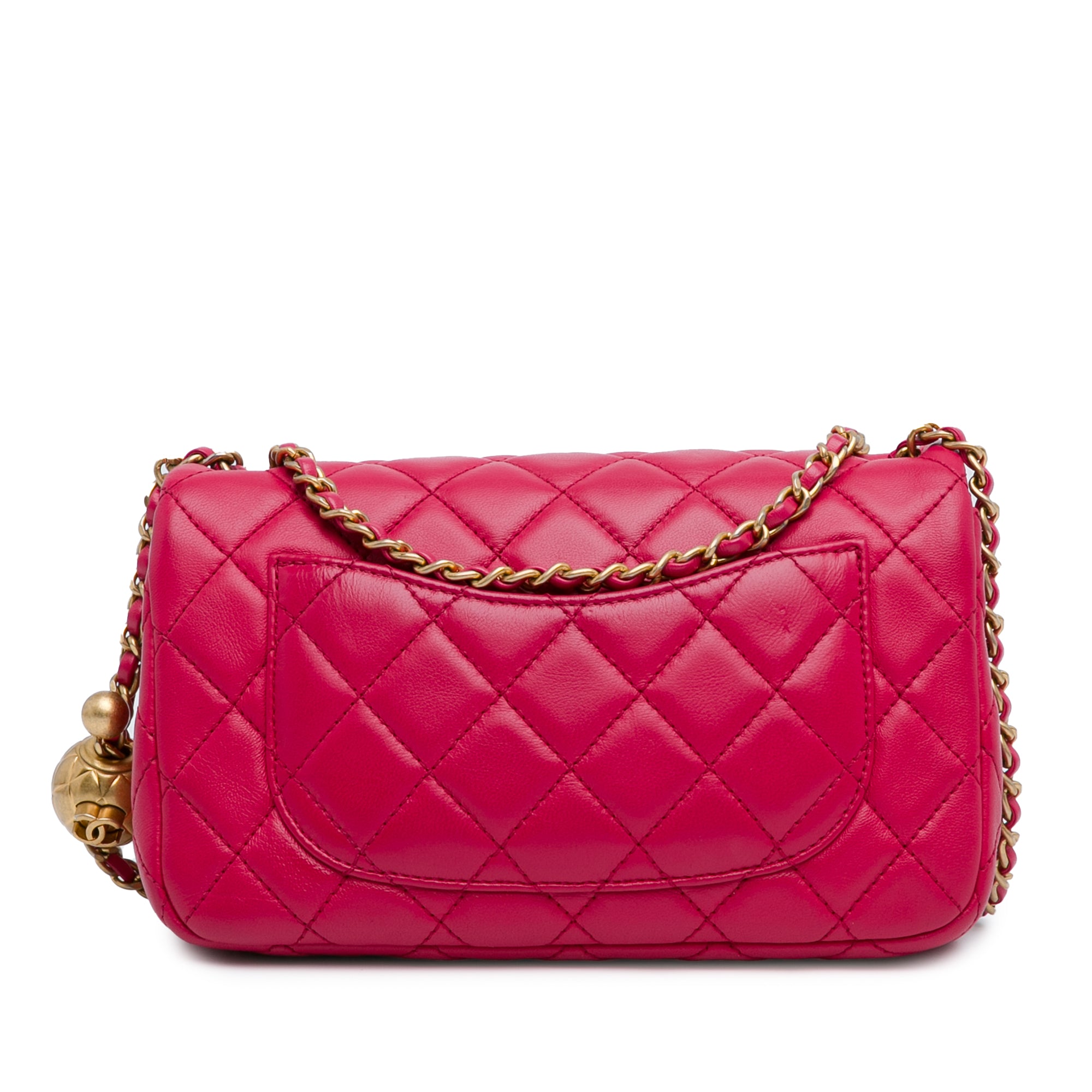 Mini Rectangular Lambskin Pearl Crush Flap_2