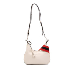 Small Leather Web Attache Crossbody