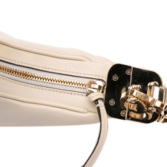 Small Leather Web Attache Crossbody