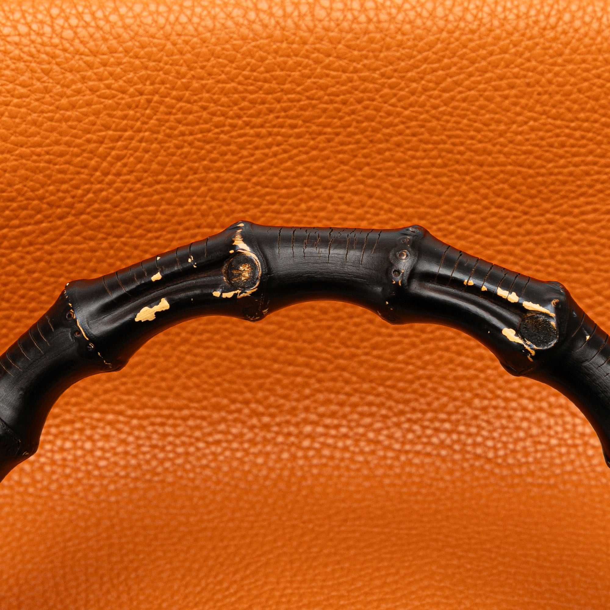 Medium Calfskin Bamboo Shopper Satchel