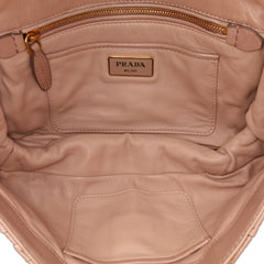 Nappa Gaufre Resin Chain Shoulder Bag