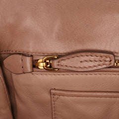 Nappa Gaufre Resin Chain Shoulder Bag