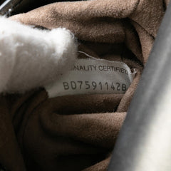 Small Intrecciato Trimmed Metallic Nappa Grommet Piazza Satchel