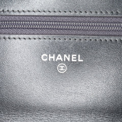 Quilted Aged Calfskin Tassel Wallet On Chain