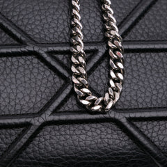 Grained Calfskin Diorama Wallet on Chain