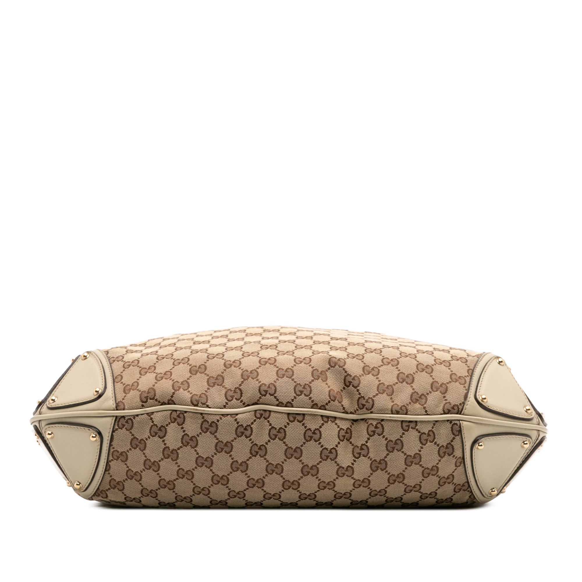 Large GG Canvas Bamboo Indy Hobo