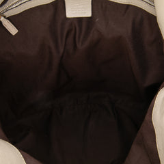 Large GG Canvas Bamboo Indy Hobo