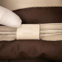 Large GG Canvas Bamboo Indy Hobo