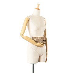 Metallic Microguccissima Dice Continental Wallet