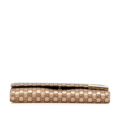 Metallic Microguccissima Dice Continental Wallet