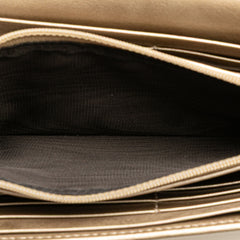 Metallic Microguccissima Dice Continental Wallet