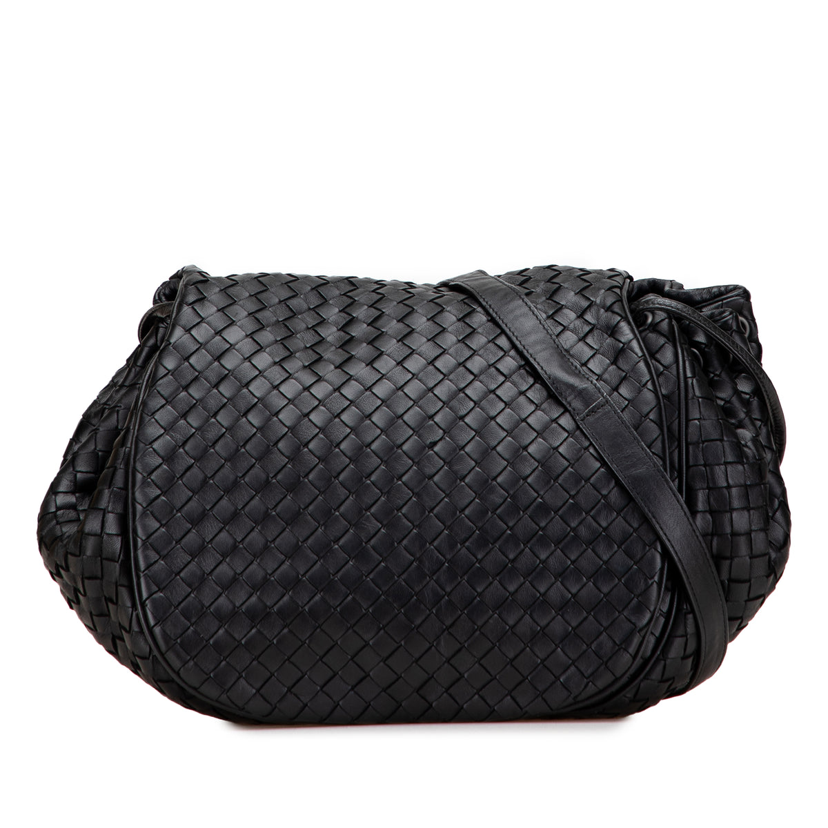 Nappa Intrecciato Flap Crossbody