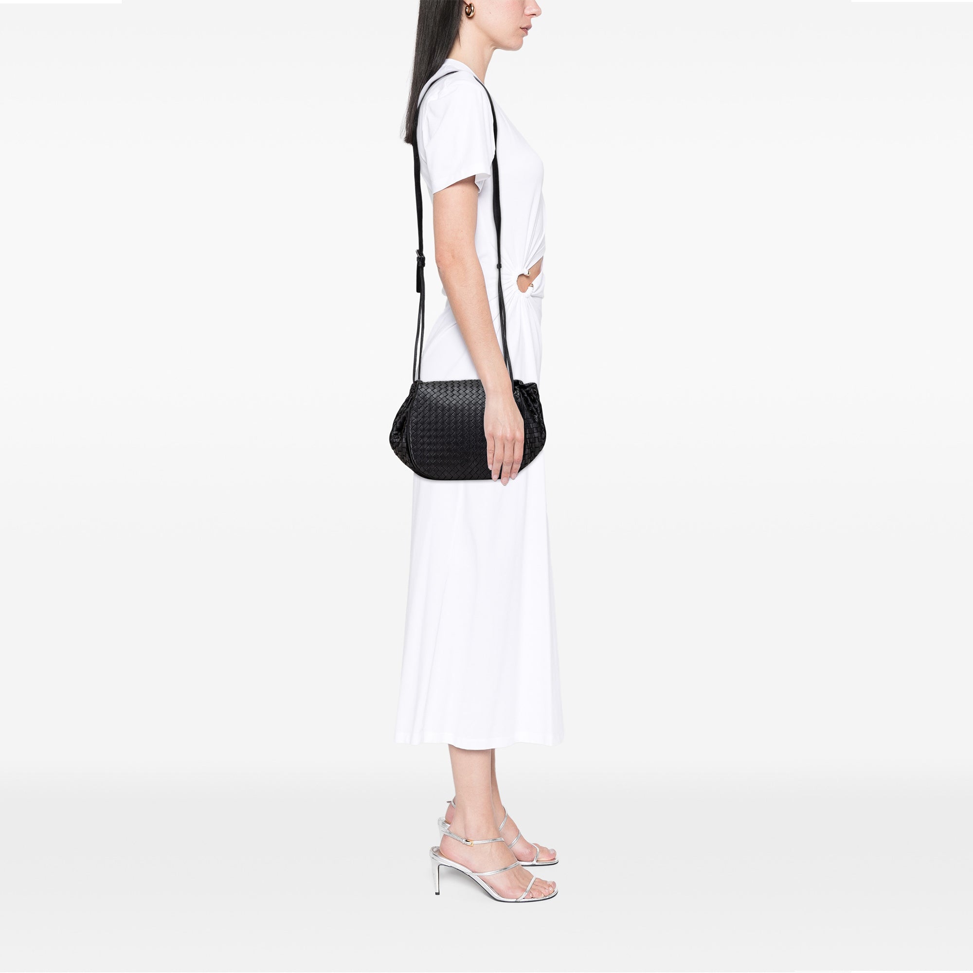 Nappa Intrecciato Flap Crossbody