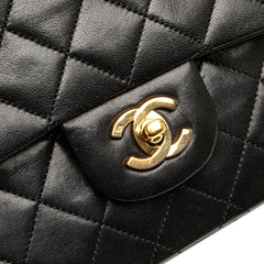 Medium Classic Lambskin Double Flap