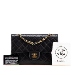 Medium Classic Lambskin Double Flap