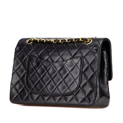 Medium Classic Lambskin Double Flap