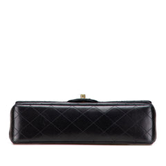 Medium Classic Lambskin Double Flap