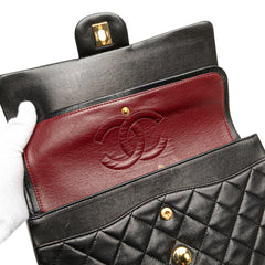 Medium Classic Lambskin Double Flap