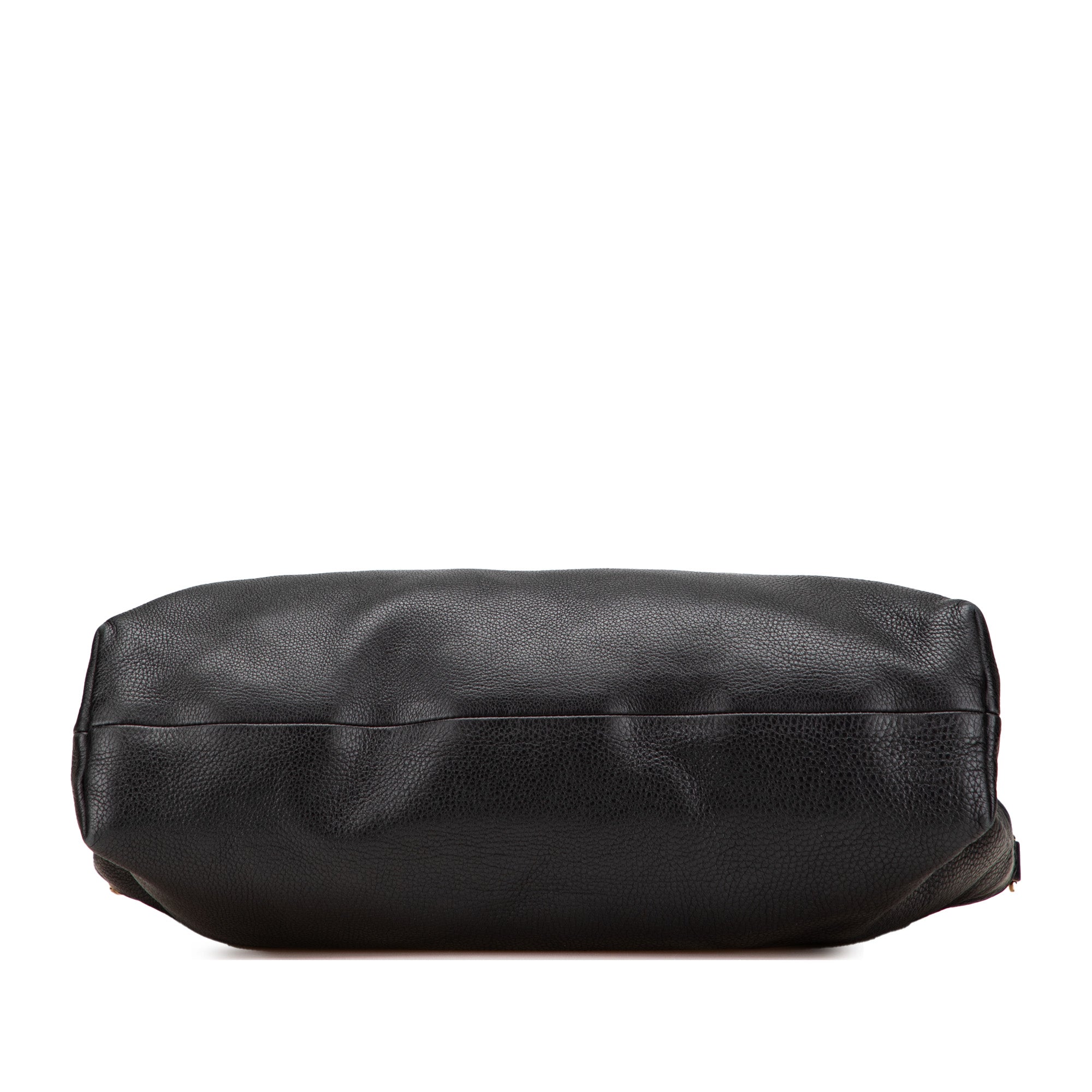 Large Calfskin Bamboo Shopper Satchel