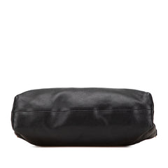 Large Calfskin Bamboo Shopper Satchel