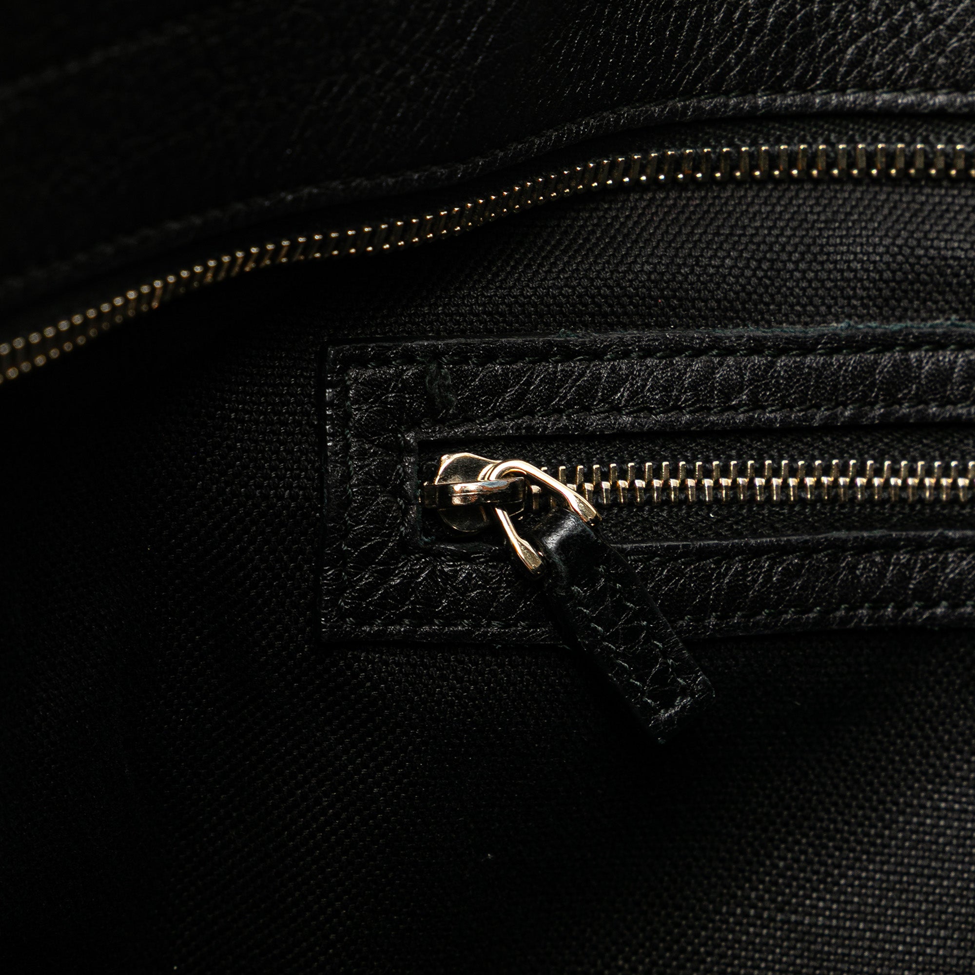 Large Calfskin Bamboo Shopper Satchel