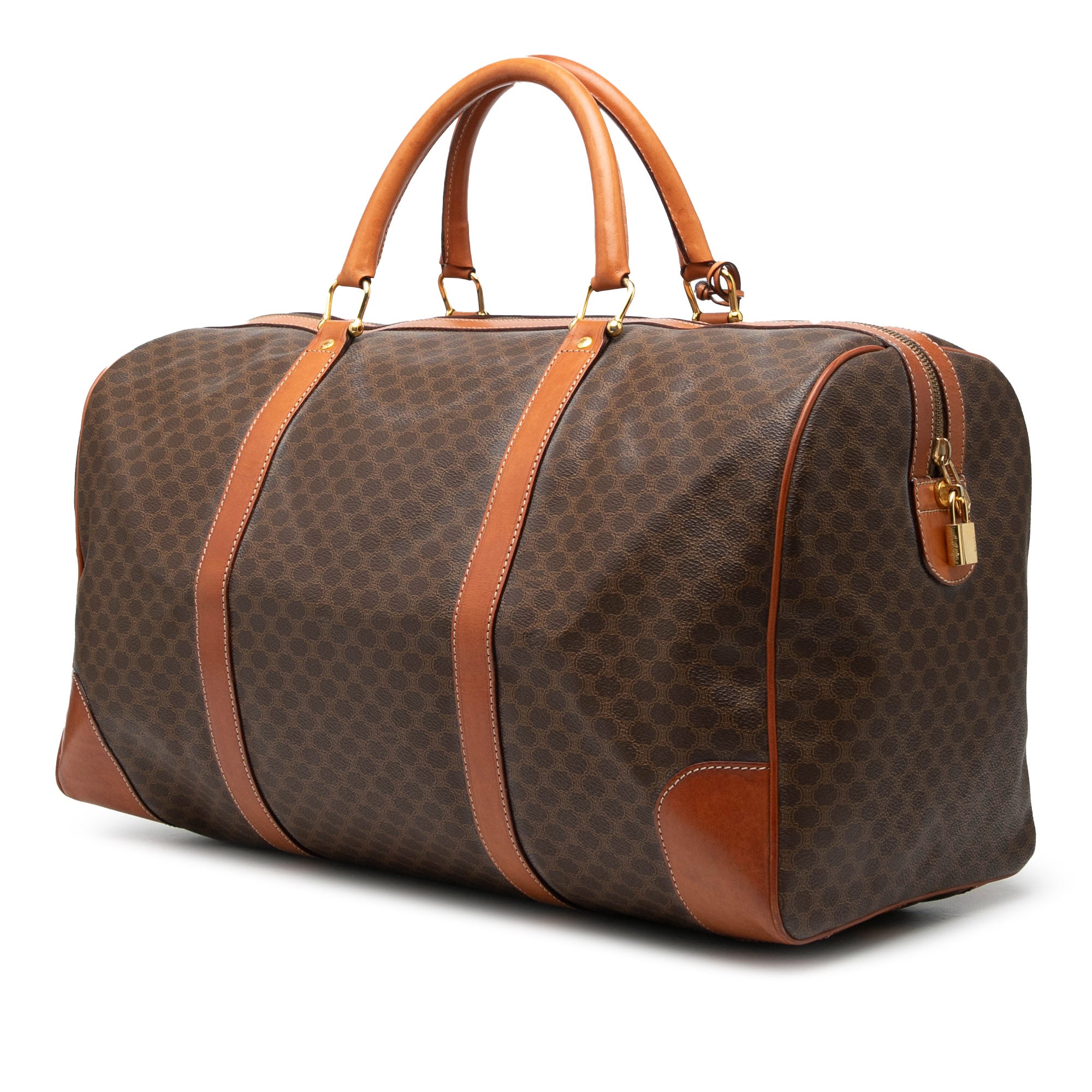 Macadam Coated Canvas Travel Bag