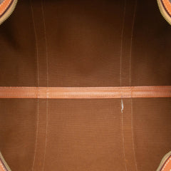 Macadam Coated Canvas Travel Bag