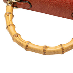 Small Leather New Bamboo Satchel