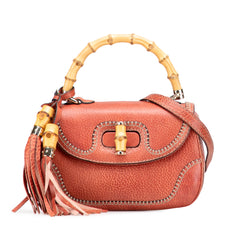 Small Leather New Bamboo Satchel