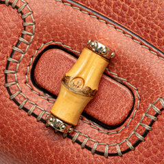 Small Leather New Bamboo Satchel