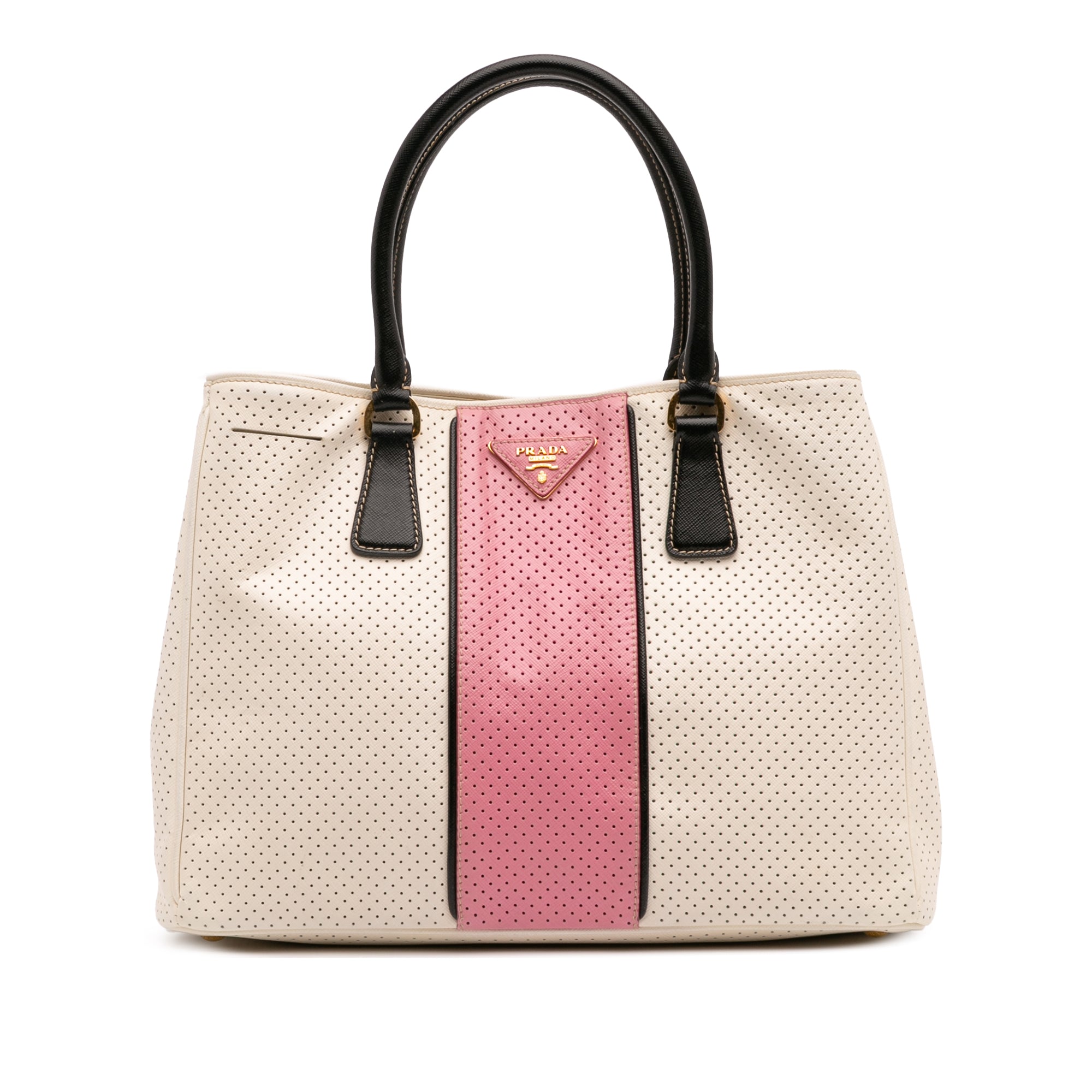Medium Saffiano Fori Perforated Galleria Tote