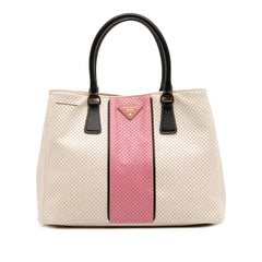 Medium Saffiano Fori Perforated Galleria Tote