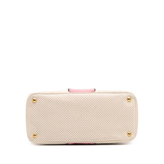 Medium Saffiano Fori Perforated Galleria Tote